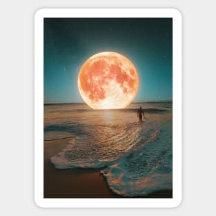 Supermoon Sticker